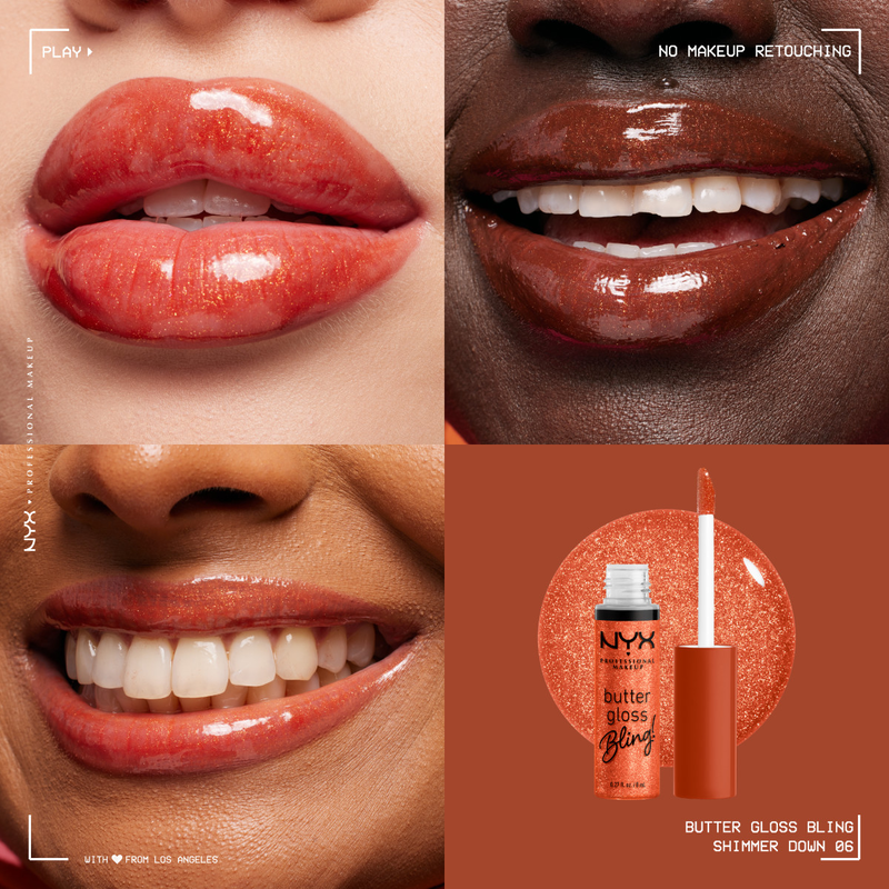 Butter gloss bling lip shimmer image number null