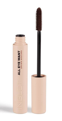 Inglot all eye want brown, mascara, , medium