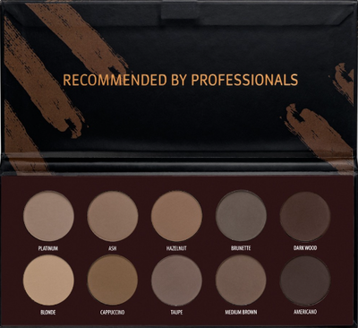 Colour brow collection pressed eyebrow shadows palette