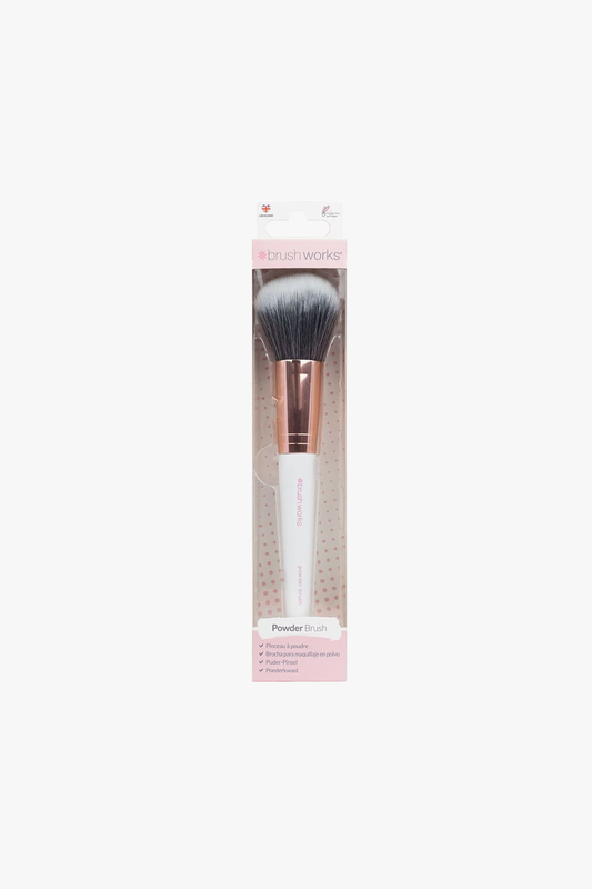 Product image: White & gold powder brush, , medium-null