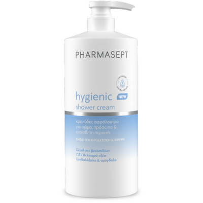 Pharmasept hygienic shower cream &kappa;&rho;&epsilon;&mu;ώ&delta;&epsilon;&sigmaf; &alpha;&phi;&rho;ό&lambda;&omicron;&upsilon;&tau;&rho;&omicron; &gamma;&iota;&alpha; &sigma;ώ&mu;&alpha;, &pi;&rho;ό&sigma;&omega;&pi;&omicron; &kappa;&alpha;&iota; &epsilon;&upsilon;&alpha;ί&sigma;&theta;&eta;&tau;&eta; &pi;&epsilon;&rho;&iota;&omicron;&chi;ή 1000 ml, , medium