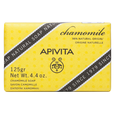 Apivita natural soap chamomile 125g, , medium