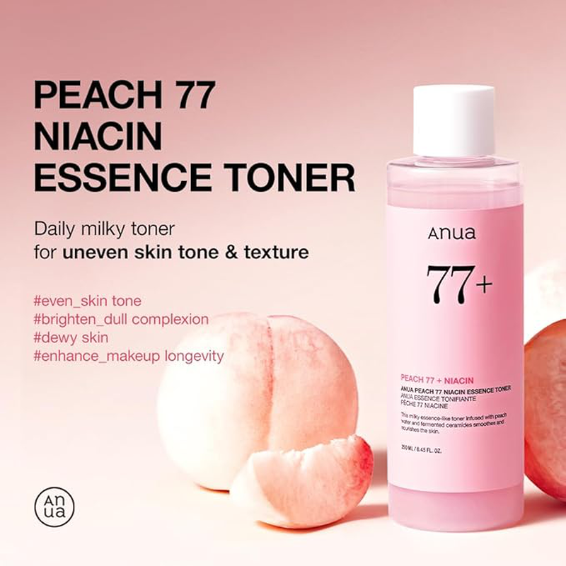 Anua peach 77 niacin Essence toner 250ml, , medium-null