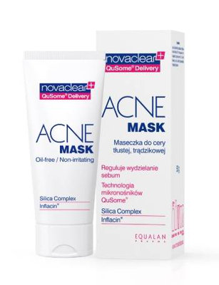 Novaclear acne mask for the daily care of oily skin prone to acne lesions 50g