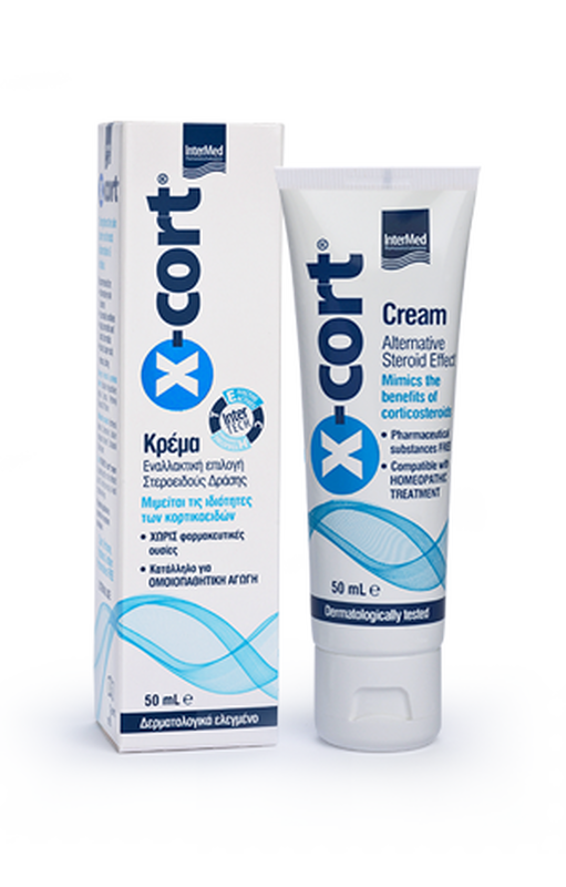 Intermed x-cort 50ml, antipruritic cream alternative to corticosteroids-null