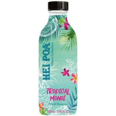 Hei poa monoi collection tropical monoi hair & body oil with pina and maracuja 100ml, , medium