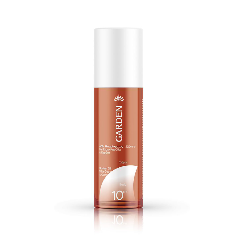 Garden suntan oil with coconut & carrot oil SPF10 200ml-null