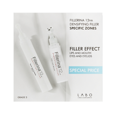 Fillerina 12ha densifying-filler lips and mouth7 ml + fillerina eyes and eyelids 15 ml grade 3, , medium