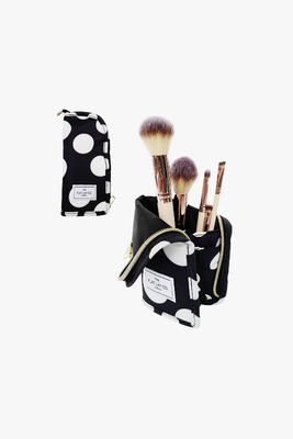 Standing brush case double spots
