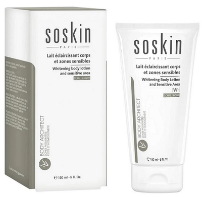 Soskin w+ whitening body lotion & sensitive area 150ml, , medium