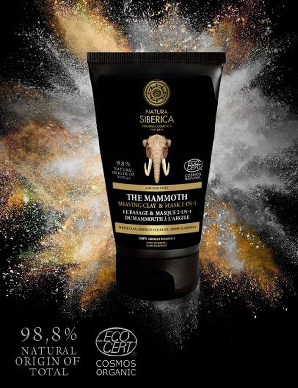 Men shaving clay & mask 2 in 1 mammoth 150ml-null