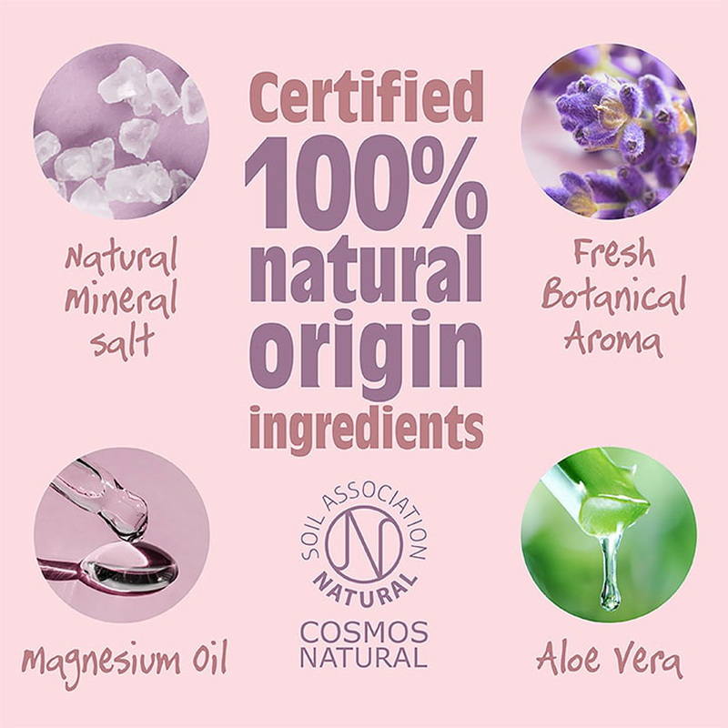 Salt of the earth - lavender & vanilla natural deodorant refillable spray 100ml, , medium-null