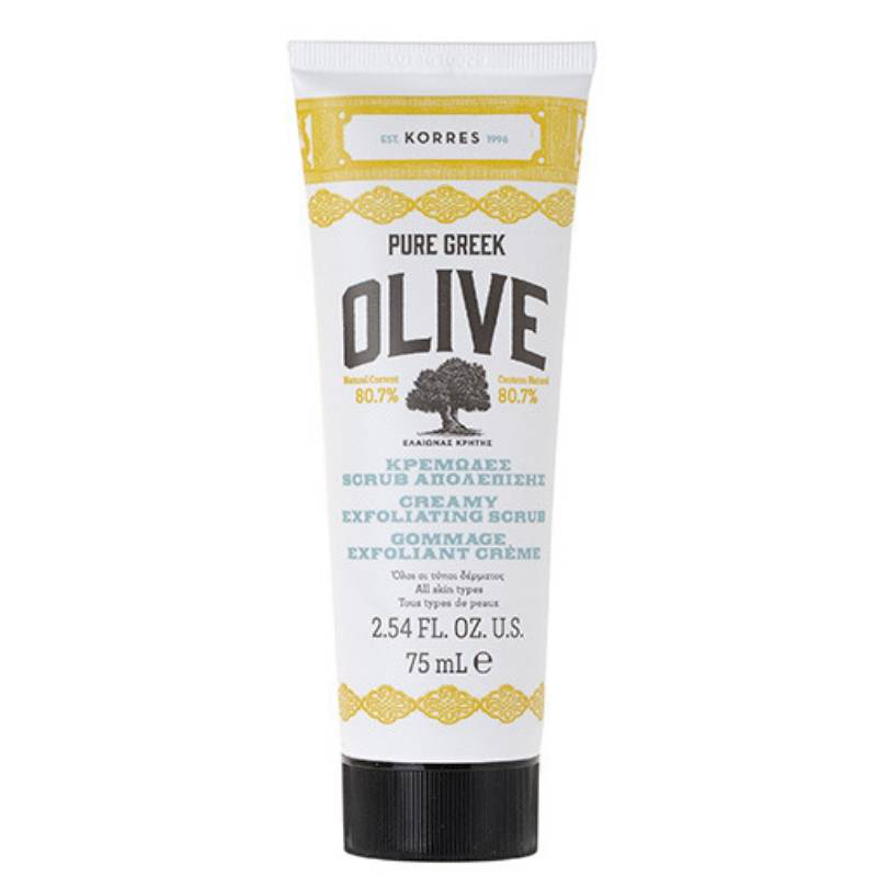 Korres pure greek olive creamy exfoliating scrub for all skin types 75ml-null
