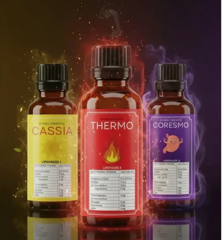 Lipo 3 liquids (coresmo, thermo, cassia), bag, 3, , medium-null