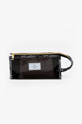Jelly makeup box bag black tropical palm, , medium