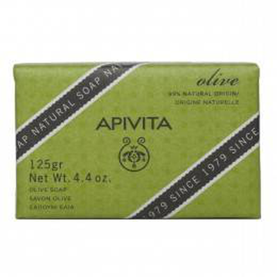 Apivita natural bar soap olive x 125g, , medium