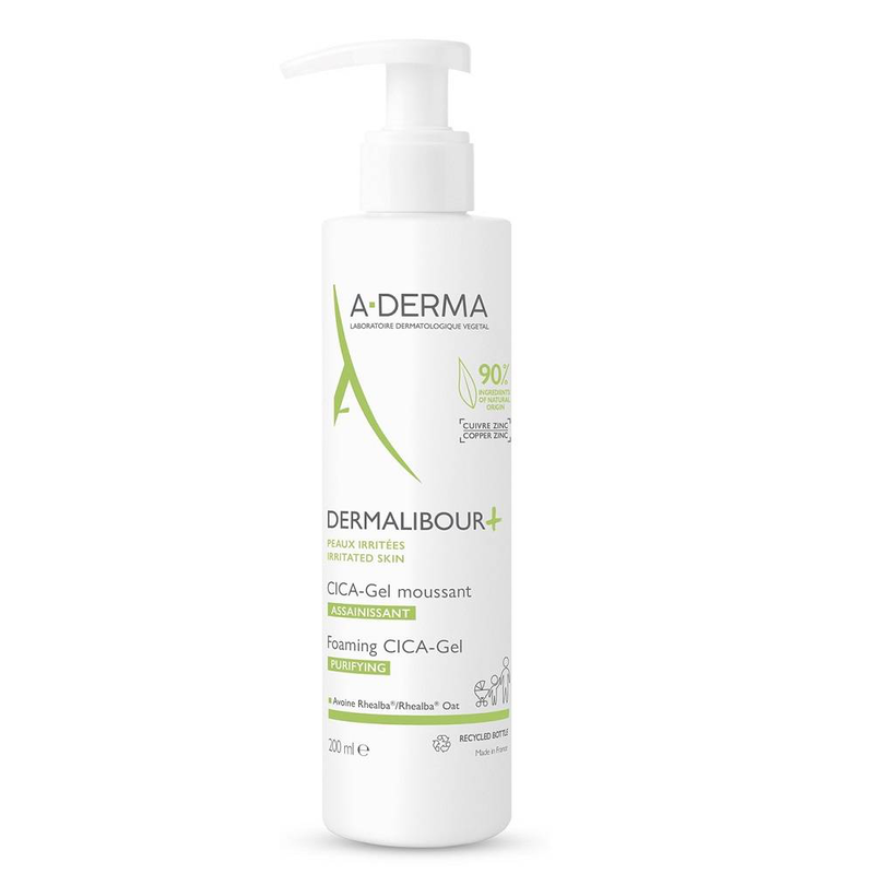 Product image: A-derma dermalibour+ cica-gel moussant 200ml-null