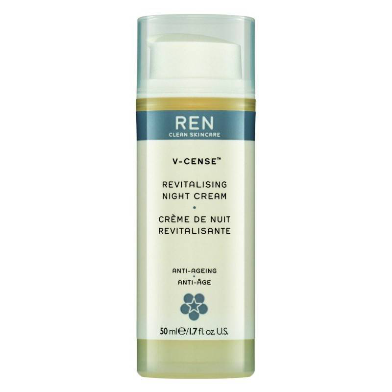 Product image: Ren clean skincare v-cense revitalising night cream. Overnight de-ageing moisturiser 50ml-null