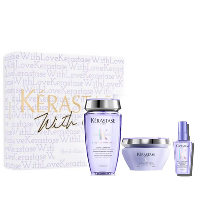 Kérastase box blond absolu – για ξανθά μαλλιά σαμπουάν 250ml & μάσκα 200ml
