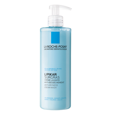 La roche-posay lipikar surgras anti-dryness cream wash 400 ml, , medium