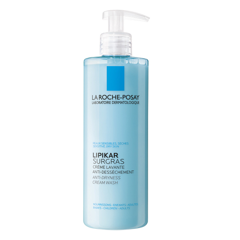 La roche-posay lipikar surgras anti-dryness cream wash 400 ml and gift 350 ml-null
