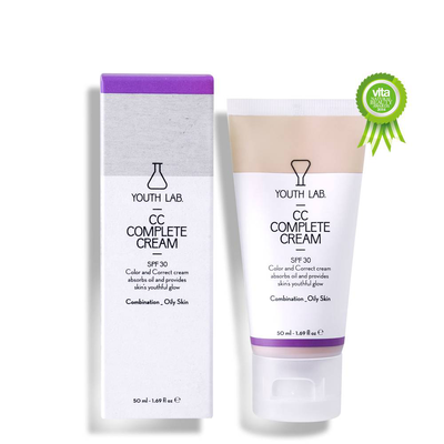 Youth lab cc complete cream SPF30 for oily- combination skin 50ml, , medium