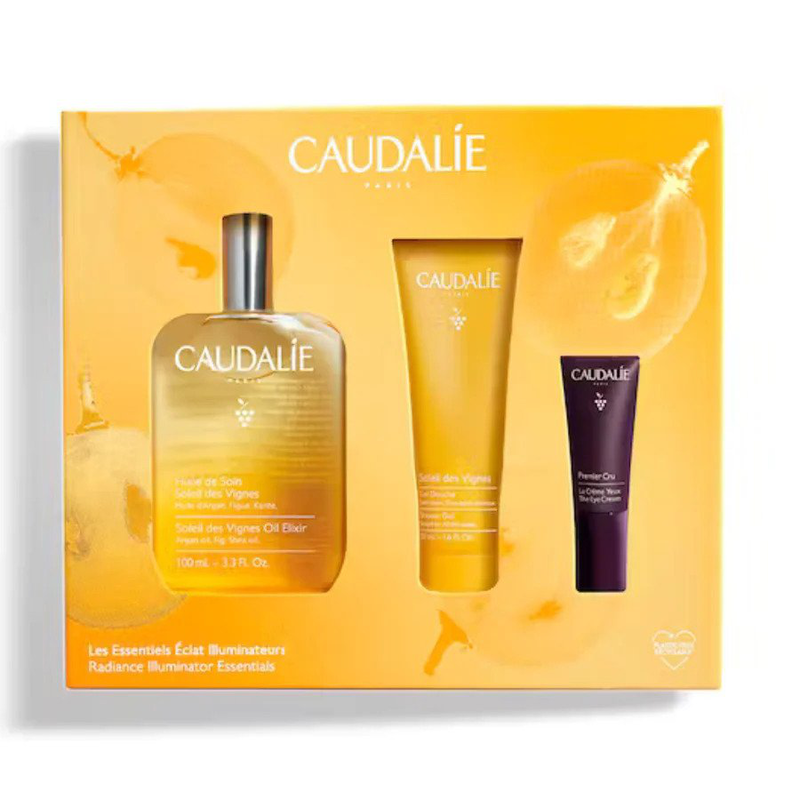 Caudalie soleil des vignes oil elixir gift set xmas 2023-null