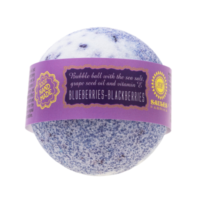 Bath bomb blueberries - blackberries 145gr, , medium