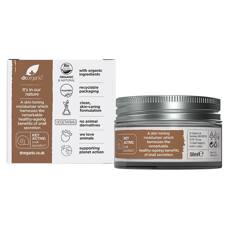 Dr. Organic organic snail gel cream, anti ageing face cream 50ml-null