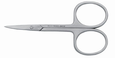 Erbe cuticle scissors pointed and curved