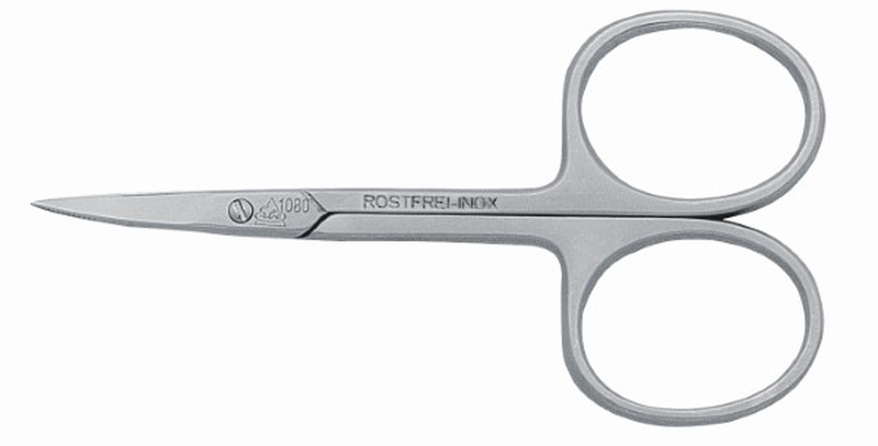 Erbe cuticle scissors pointed and curved, , medium image number null