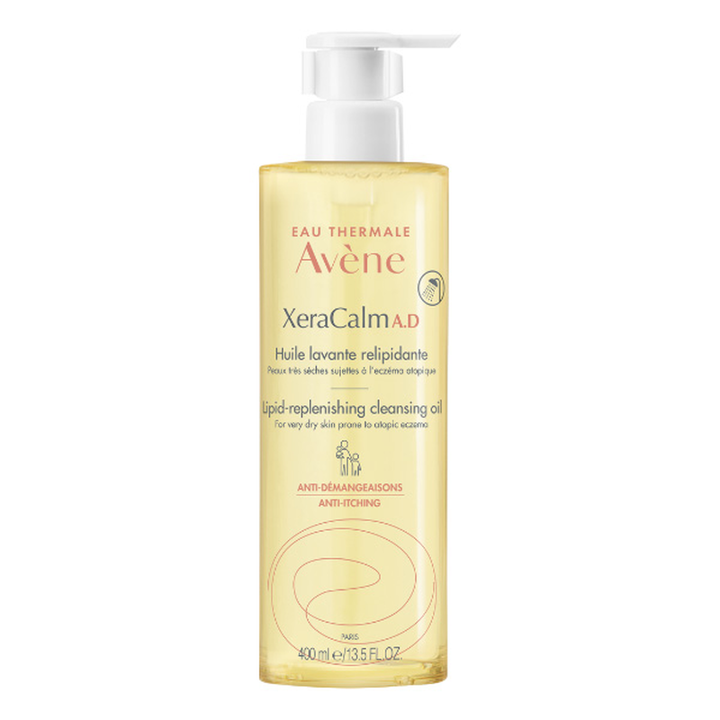 Avene xeracalm a.d lipid-replenishing cleansing oil for very dry prone to atopic dermatitis skin 400ml-null