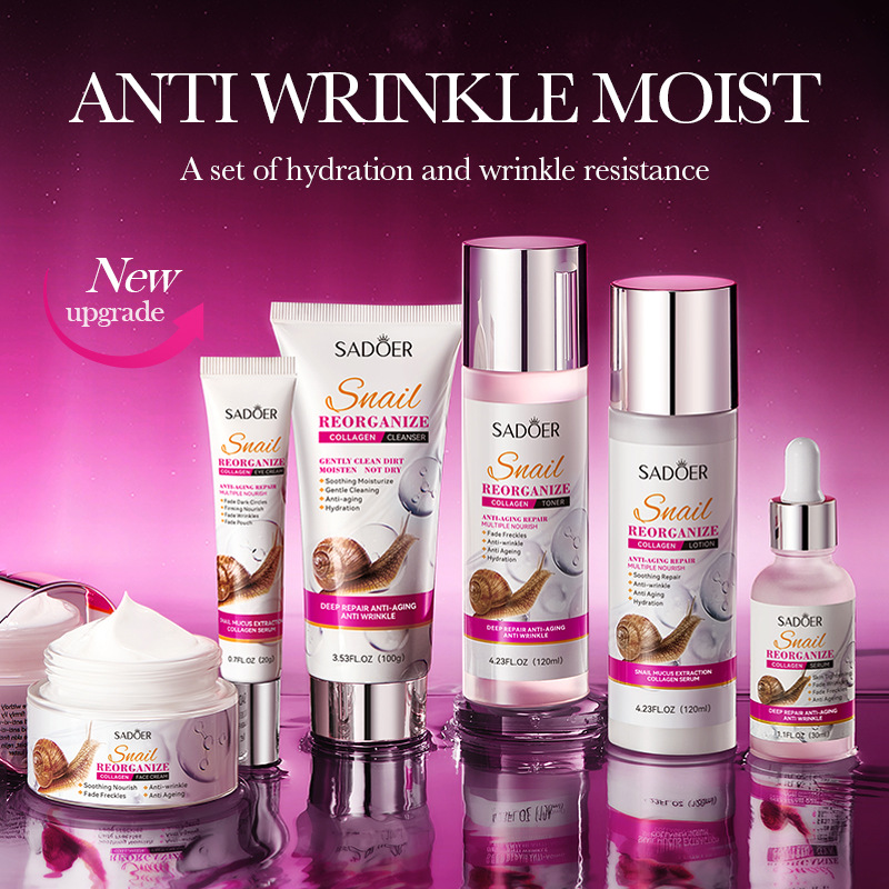 Product image: Sadoer snail reorganize collagen anti-aging 6-piece set, , medium-null