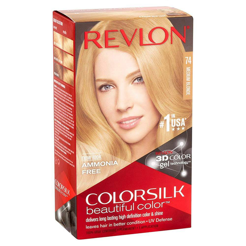 Revlon colorsilk no 74 medium blonde, , medium image number null