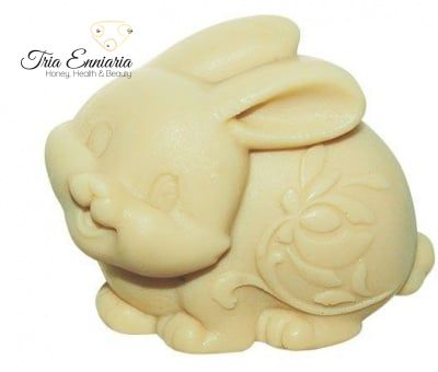 Bunny, handmade children's glycerin soap, 95 g, bioherba