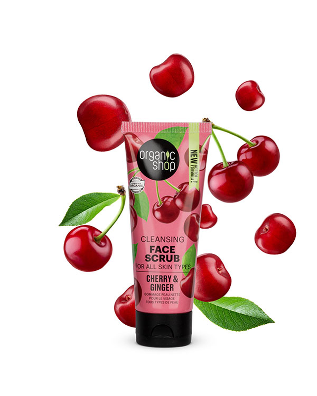 Face scrub cherry & ginger cleansing, , medium image number null
