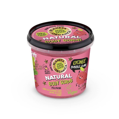 Body scrub skin super good lychee bubble gum 360ml, , medium