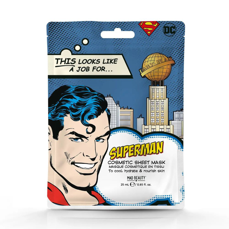 Mad beauty warner bros superman cosmetic sheet mask, , medium-null