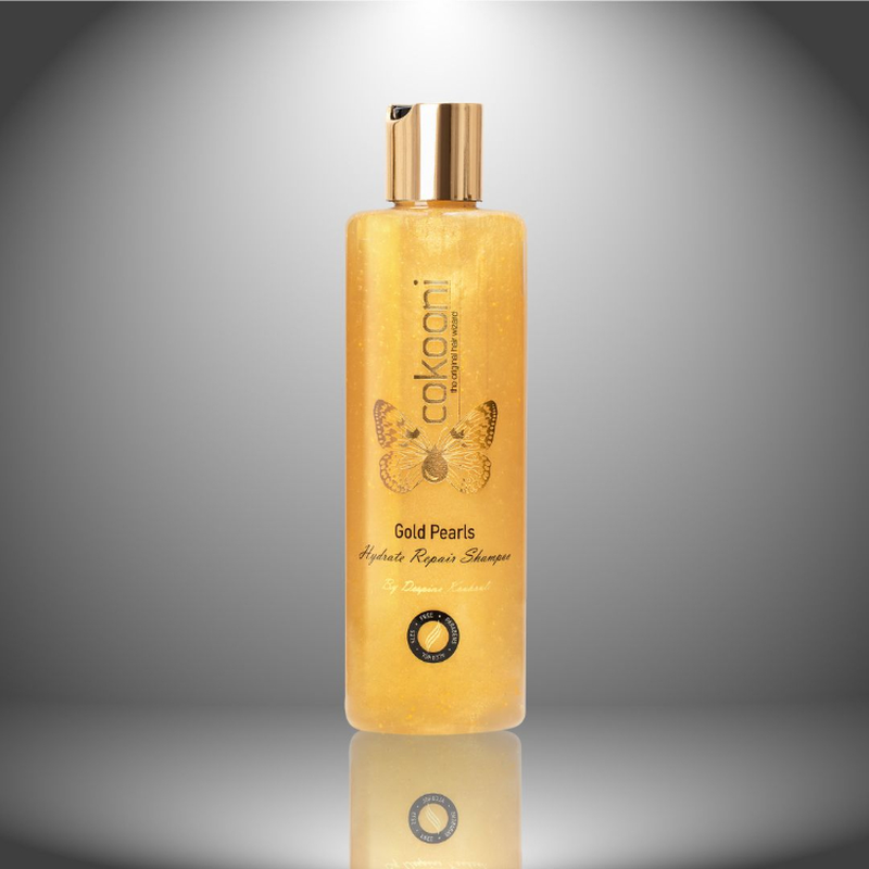 Cokooni  gold pearls hydrate repair shampoo 300ml, , medium-null