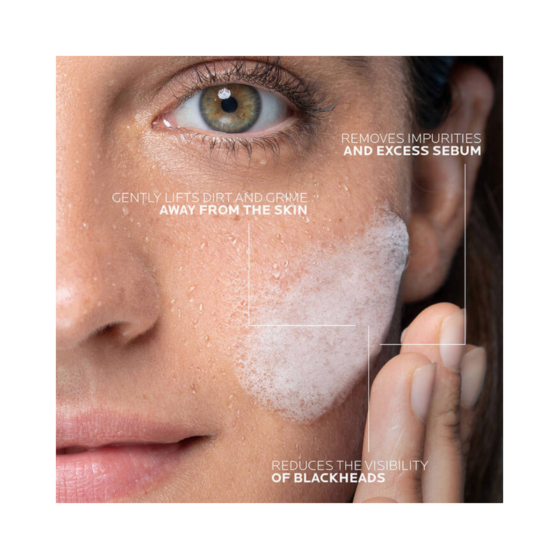 La roche-posay effaclar purifying foaming gel for oily sensitive skin, 33% bonus pack 400ml-null