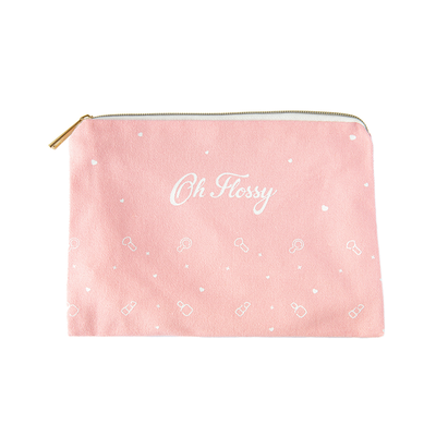 Oh flossy cosmetic bag