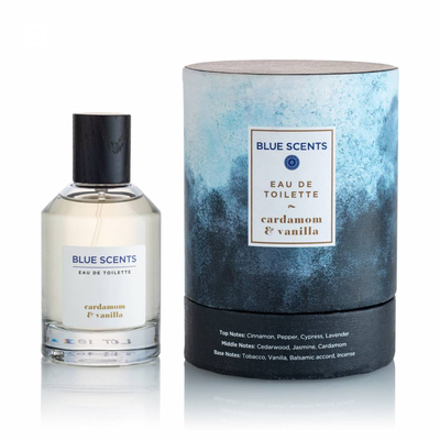 Blue scents eau de toilette cardamom & vanilla 100ml, , medium