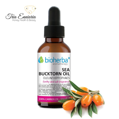 Sea buckthorn, base oil, 50 ml, bioherba, , medium