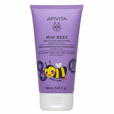 Apivita mini bees Gentle kids conditioner with blueberry and honey 150 ml, , medium