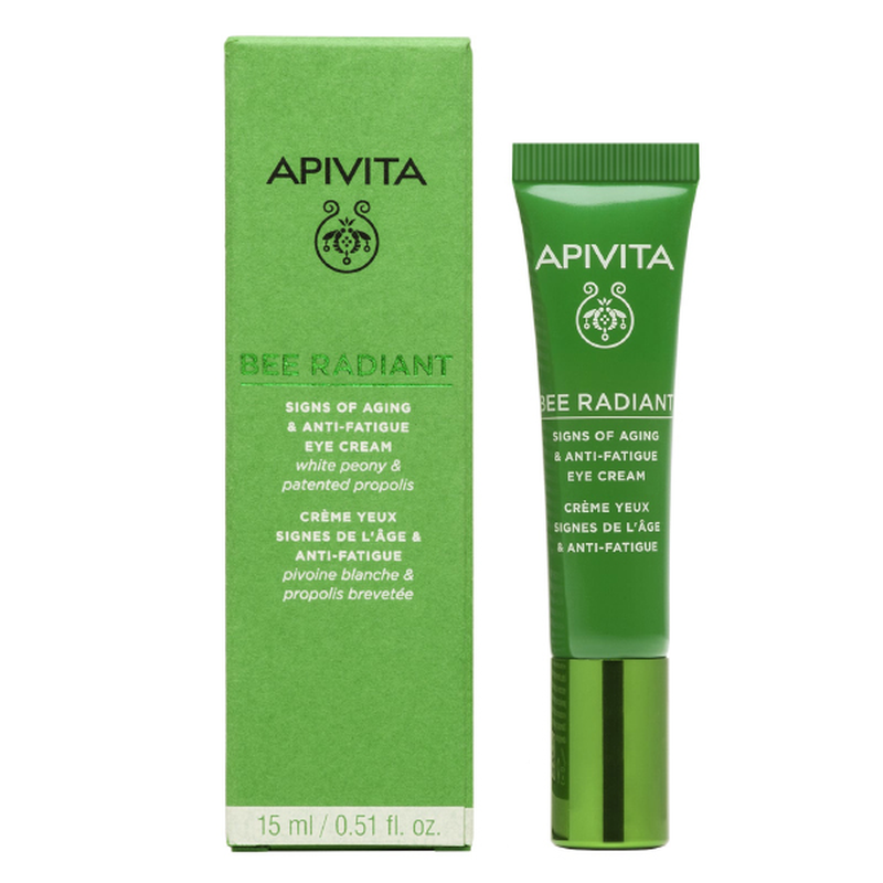 Apivita bee radiant &kappa;&rho;έ&mu;&alpha; &mu;&alpha;&tau;&iota;ώ&nu; &gamma;&iota;&alpha; &sigma;&eta;&mu;ά&delta;&iota;&alpha; &gamma;ή&rho;&alpha;&nu;&sigma;&eta;&sigmaf; & &xi;&epsilon;&kappa;&omicron;ύ&rho;&alpha;&sigma;&tau;&eta; ό&psi;&eta; 15 ml-null