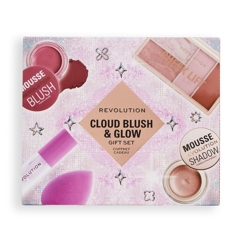 Revolution cloud blush and glow highlight gift set-null
