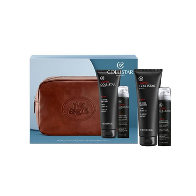 Collistar tonic shower gel 250ml + shaving foam 75ml set bag, , medium
