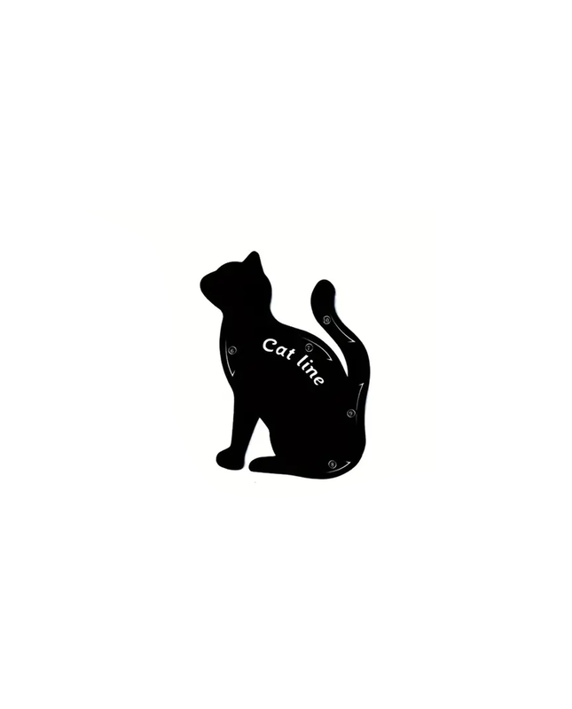 Cat line stencil, , medium-null
