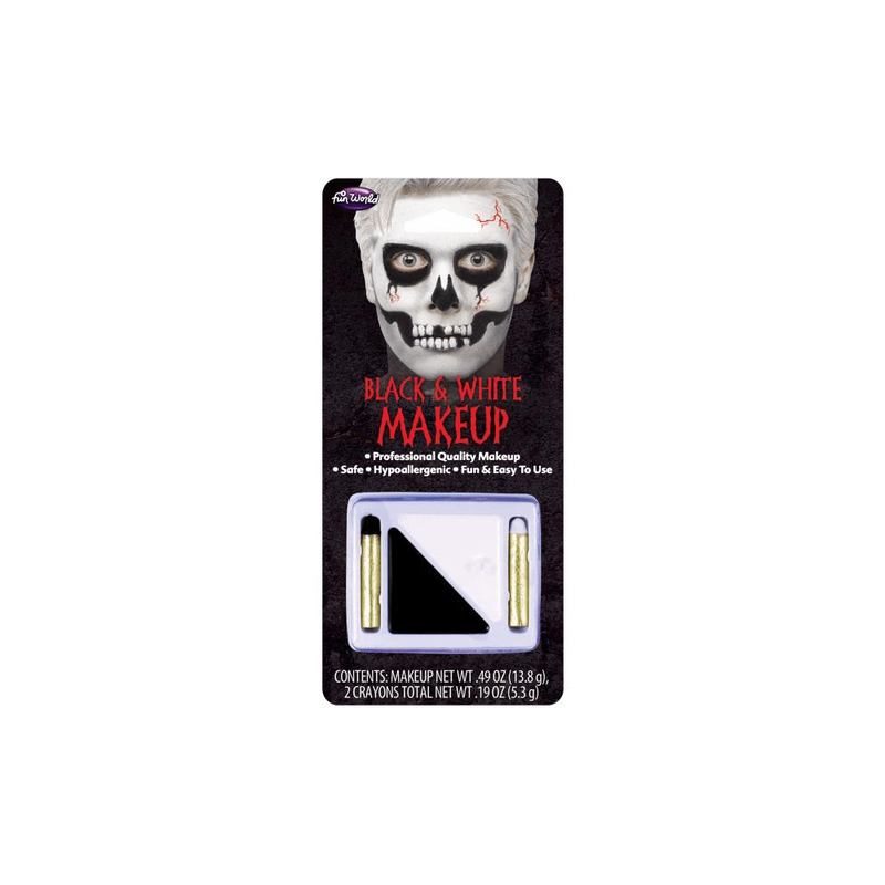 Black & white make up + crayons, , medium-null