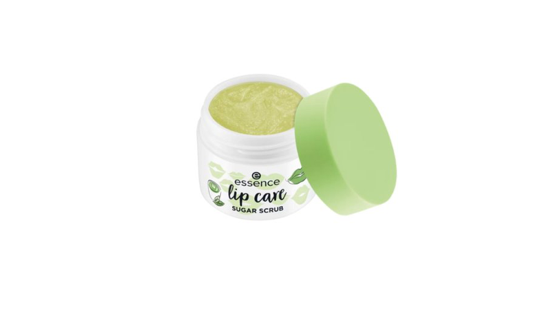 Essence lip care sugar scrub matcha, , medium-null